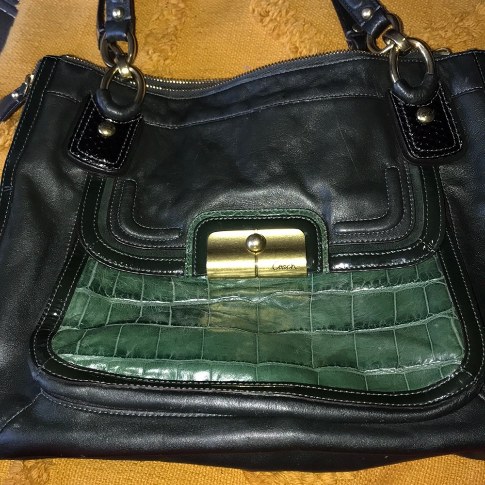 Coach Kristin Spectator Leather Handbag